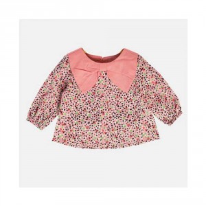 Miniklub Miniklub Kids Coral Printed Full Sleeves Top - 18-24m